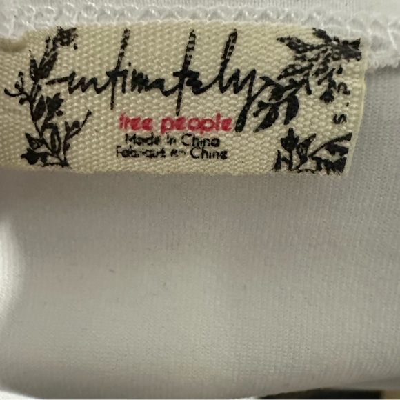 Free People Truth or Square Bodysuit in White Size Small VGUC - Picture 4 of 5